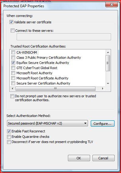 Step 10: Check Validate Server Certificate.