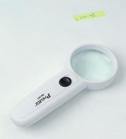 5X Handheld LED Magnifier with Currency
