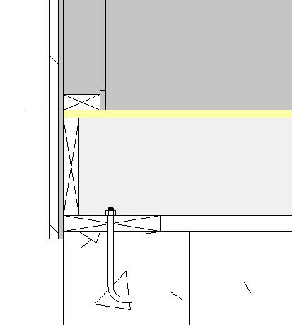 Tip #13: Modifying Revit wall assemblies Q: Is there a way to have a portion (one or more layers) in a compound wall extend beyond the bottom or top of the wall?
