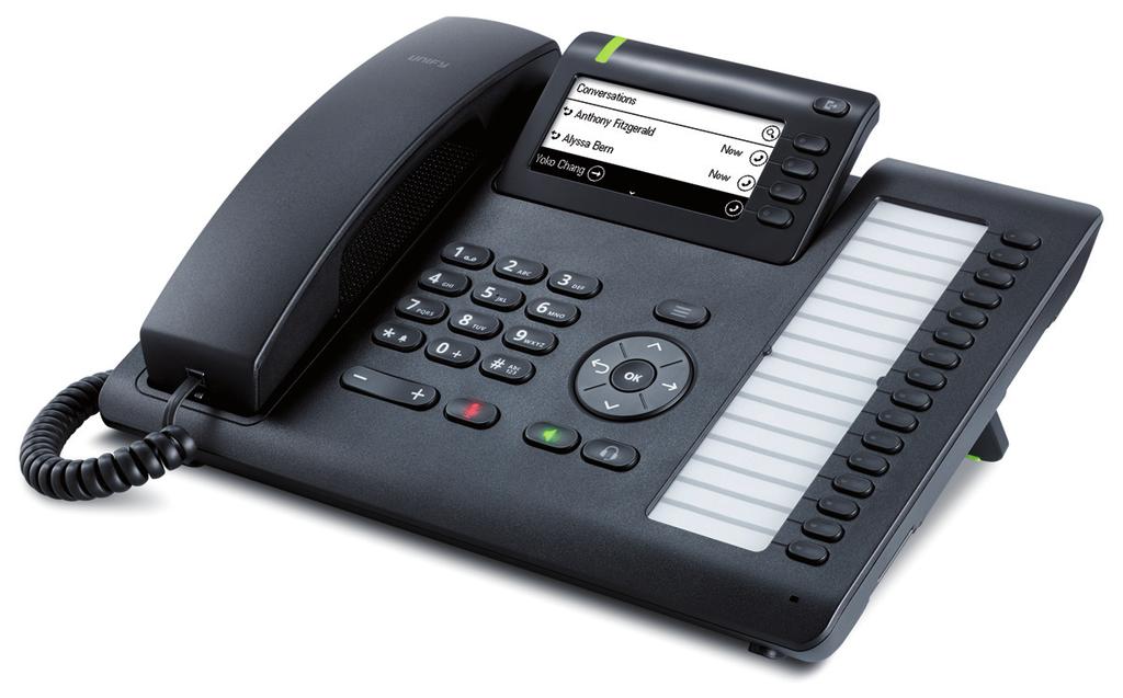 OpenScape CP telephone family The OpenScape CP family offers three meticulously conceived, compact and easyto-administer devices to fulfill the infinitely varied needs of a multitude of users.