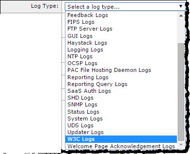 Configuration of the Cisco Proxy Logs 4.