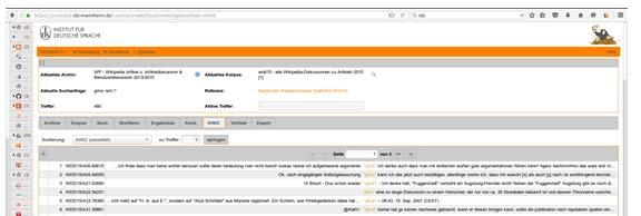 Availability of the integrated resource To be integrated in the German Reference Corpus DeReKo at IDS and searchable through COSMAS II To be
