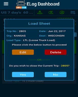 You can create multiple Load Sheets and you can select the required Load Sheet according to the trip.