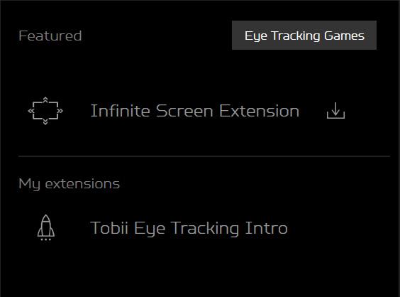 Tobii Eye Tracking - 27 Select Tobii Eye Tracking Intro to see a more information about eye tracking extensions.