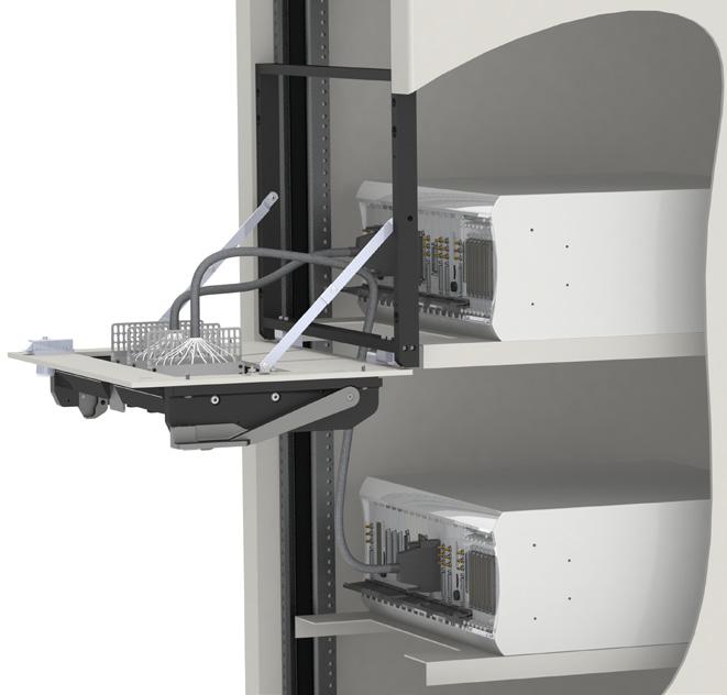 Cable Management Measuring and Routing Cable Direct Panel Mount Direct Panel Mount systems enable the instrument chassis to be placed directly behind the VPC receiver.