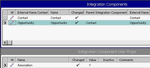 Integration Objects About the Structure of Integration Objects For example, the Contact business object is partly made up of the Contact and Opportunity business components.
