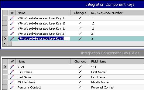 Integration Objects About Integration Component Keys Each valid integration component key contains fields.