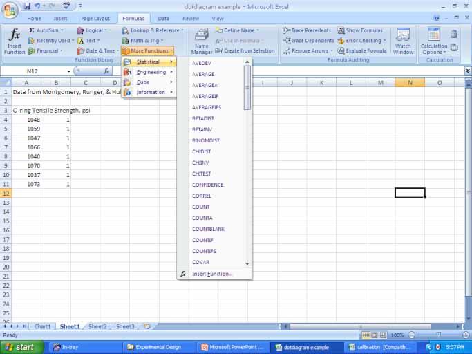 Basic Statistics with Excel Statistics is the science of collecting, organizing, presenting, analysing, and interpreting numerical data for the purpose of assisting in making a more effective