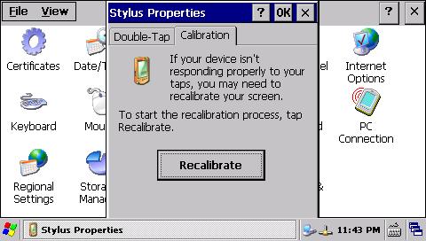My Device -> Control Panel -> Stylus -> Calibration, here you will find a option to recalibrate the touchscreen again as follows:. 6.7.