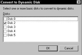 Storage in Windows Server 2008 7 Exercise 1.2 (continued) 5. The Convert to Dynamic Disk dialog box appears.