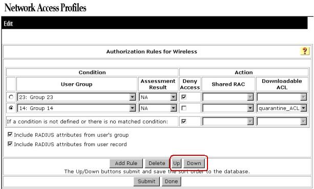 RADIUS Attributes As part of the authorization policy, the Include RADIUS attributes from user-group/user record rules are automatically enabled.