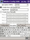 Create 64-bit keys on a Pocket PC Create 128-bit keys on a Pocket PC To create an encryption key manually: 1. Click the Encryption tab. 2.