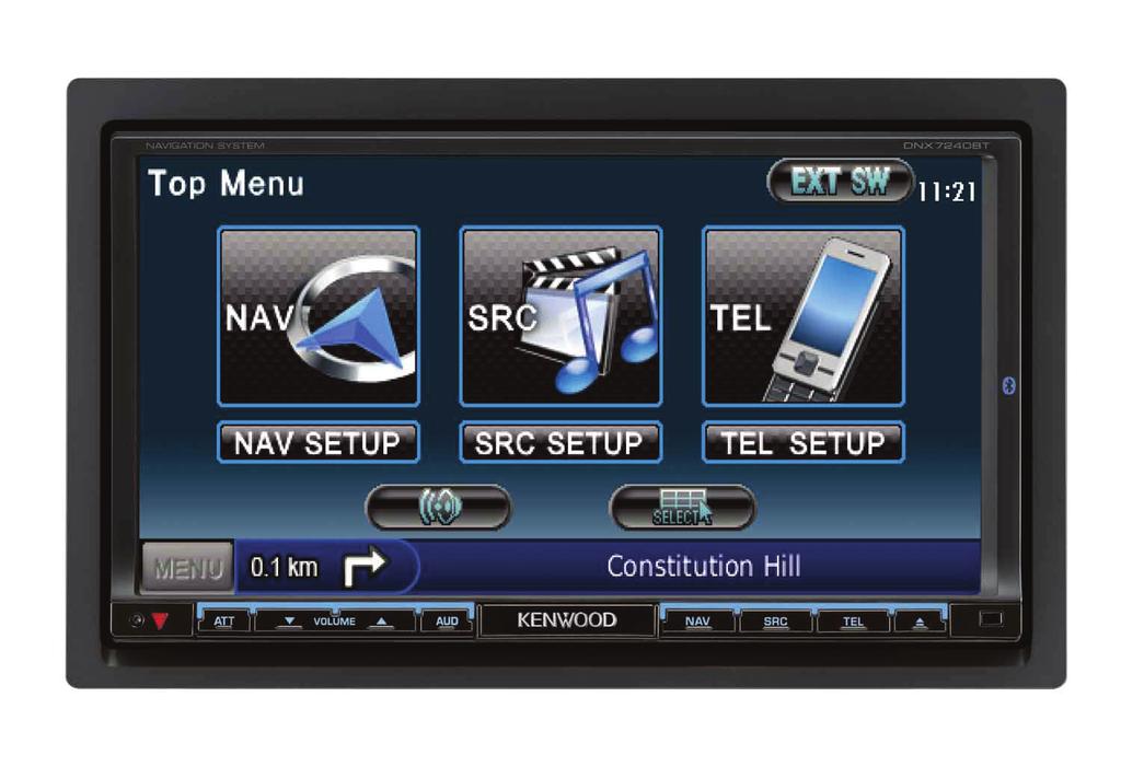 Getting Started The first time you use your Kenwood Navigation System, you need to set up your system. The Help system provides additional information.