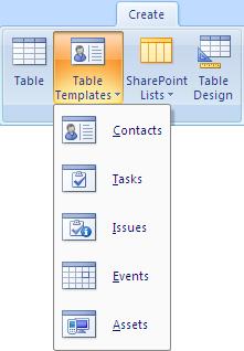 Visual summary: Unit 3 objectives Create and save a database Create new database from Templates Create a blank database