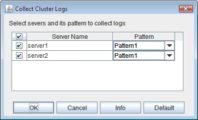 Chapter 9 Preparing to operate a cluster system Checking the log collecting procedure The following describes how to collect logs by using the WebManager. Collecting logs by using the WebManager 1.