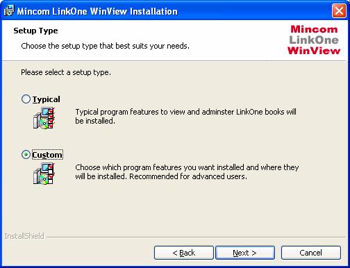 5. Click Next to continue. The following dialog appears.