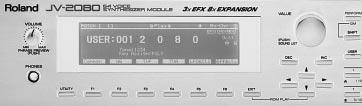 ÂØÒÅˆÎ Supplemental Notes JV-2080 Frequently Asked Questions March 4th, 1999 SN101 v1.0 The Roland JV-2080 Synthesizer Module builds on the power of the popular Super JV-1080 Synthesizer Module.