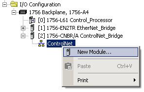 Chapter 2 Set Up in RSLogix 5000 Software Add the 1788-CN2FFR Linking Device to the I/O Tree The 1788-CN2FFR linking device must be added to the I/O tree of the Logix controller.