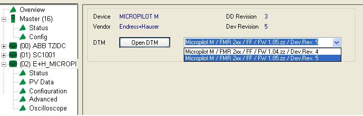 Diagnostics Chapter 4 Device Type Manager (DTM) Use the HSThinFrame to open the device DTM in Logix.