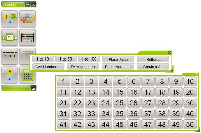 6. Grids Use the Grids function to create a grid of numbers.