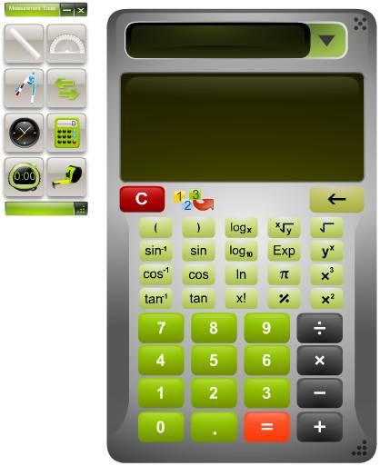 6. Scientific Calculator The scientific calculator gives an on screen calculator with