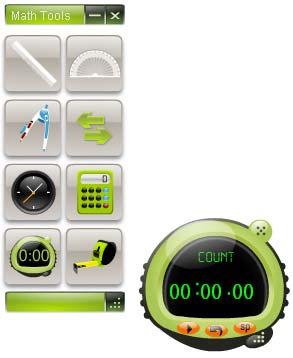 7. Stopwatch The Stopwatch can be used to record the time taken to complete an activity.