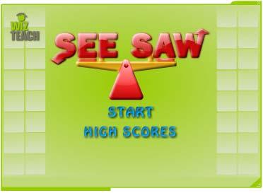 See Saw Select which object is
