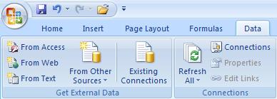 Creating a Web Query Web queries enables Excel to go to a specific site on the Web to retrieve information.