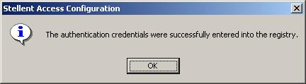 Under Authentication Credentials, provide the user name and password (twice), as required. 4. Click Update.