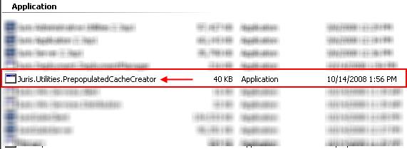 Creating a Cache to Import (Optional) The following is optional. If your firm has a large database, you may want to utilize the Cache Creator application.