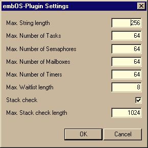 38 CHAPTER 7 embos C-Spy plug-in 7.4.