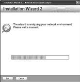 5 Assigning an IP Address 1. Install Installation Wizard 2 from the Software Utility directory on the software CD. 2. The program will conduct an analysis of your network environment.