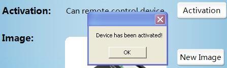 (Log your account first) Click Activation, as shown below: Device can only be