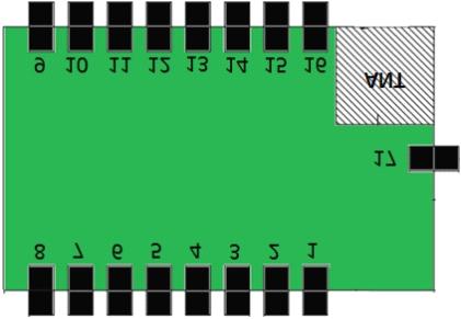 1. USR-WIFI232-S Pins Definition Figure 10 USR-WIFI232-S View Figure 11 USR-WIFI232-S Pins Map Table 4 USR-WIFI232-S Pins Definition Pin Describtion Net