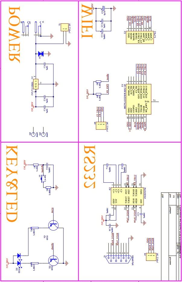 USR-WIFI232-T Evaluation Kit Schematic The picture shows USR-WIFI232-T evaluation kit schematic.