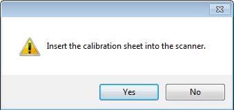 Scanner Calibration e Click the Options tab.