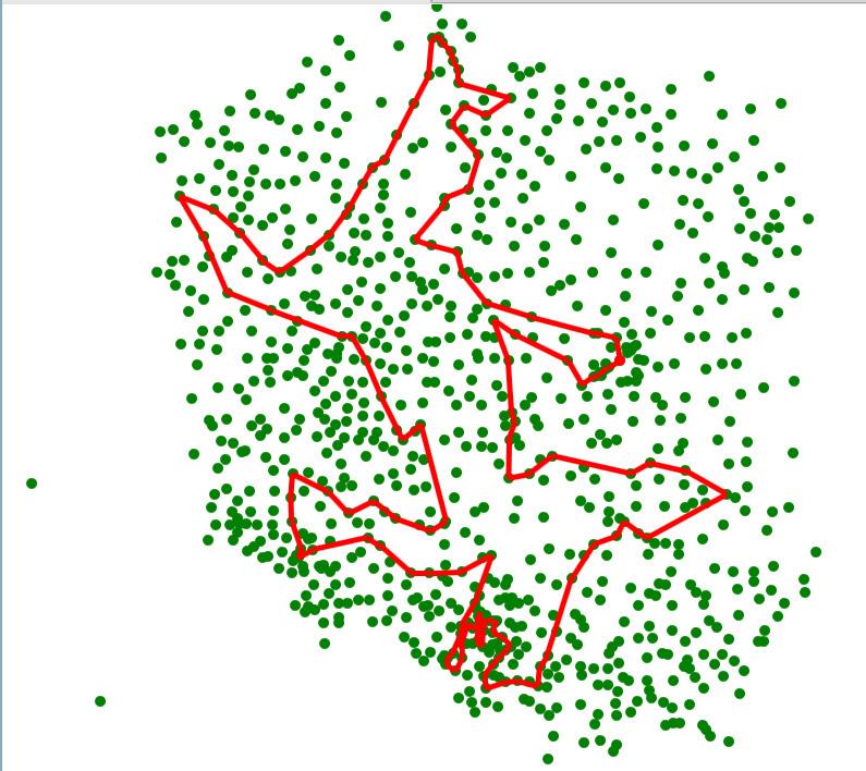 36 J. Karbowska-Chilińska et al. / Genetic Algorithm Solving Orienteering Problem after 500 and 250 iterations respectively.