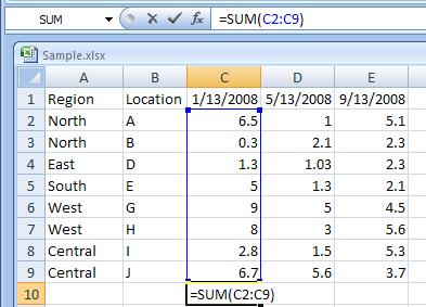 Formulas Tab The Formula tab houses all the options for the creation and management of formulas in the Excel spreadsheet.