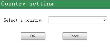 Search Process Figure 5-7 Auto Assigned Address Settings window 7. On the Country Setting window, do one of the following: To change the country setting, select the country and click the OK button.