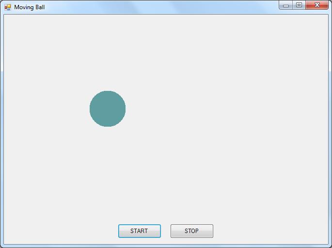 In our Paint() method we are going to draw a simple circle 75 pixels wide and 75 pixels high at the x- and y-positions that are set when the user clicks the form.