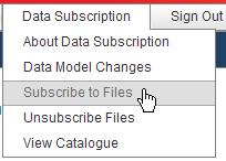 5 Subscribing To Files This section describes how to use the Subscribe to Files screen, which allows you to subscribe to any files you are not currently subscribed to.