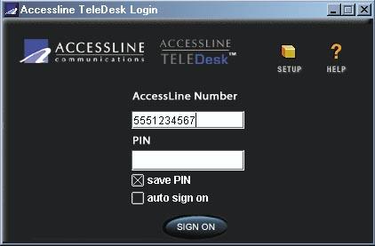 INSTALLING ACCESSLINE TeleDesk Downloading TeleDesk By now you have probably downloaded TeleDesk from the Web. If not, please go to www.accessline.com/teledesk. Click Download AccessLine TeleDesk.