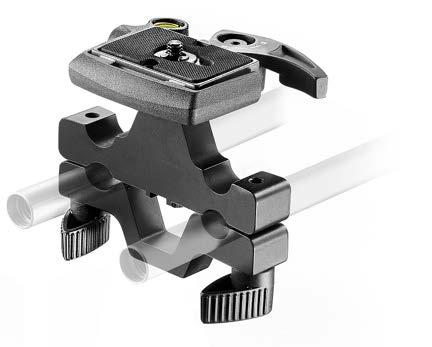 MVA525W RC2 MOUNT The RC2 mount is a lightweight solution in order to combine video equipment such as HDSLRs or light camcorders, with rail system.