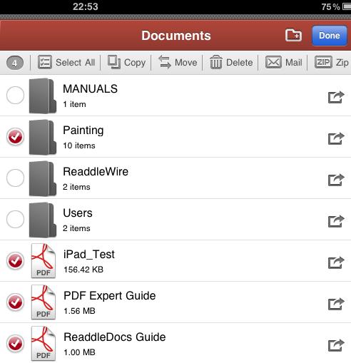12 To clear all annotations in the document, tap Clear in Annotations section.