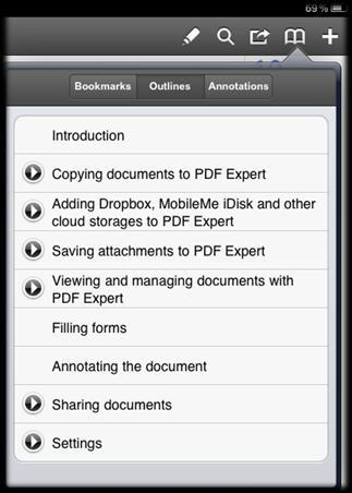 Documents tab inside PDF Expert, tap Edit in the top right corner.