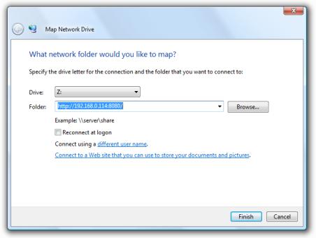 8 Connecting PDF Expert to Windows Vista/ Windows 7 1 Open Start menu and select Computer 2 Click Map network drive on the toolbar on top of the Computer window.