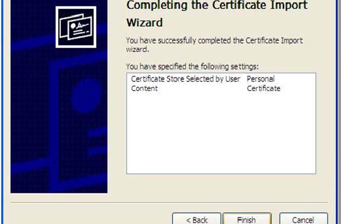 7. If you have successfully completed the Certificate