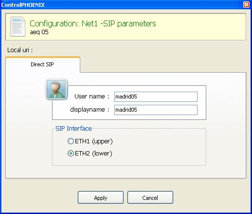 The configuration of the SIP servers list that appears available in Proxy Provider section is carried out in the window the Manage Providers button gives access to: This window includes options to
