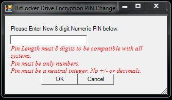 If the PIN change is successful, you will see the following pop-up Click OK to close the window.