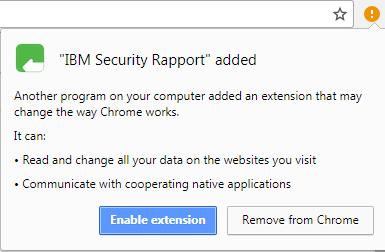 Google Chrome Extension How do I install the extension? The extension will be automatically installed in the upcoming Rapport release.